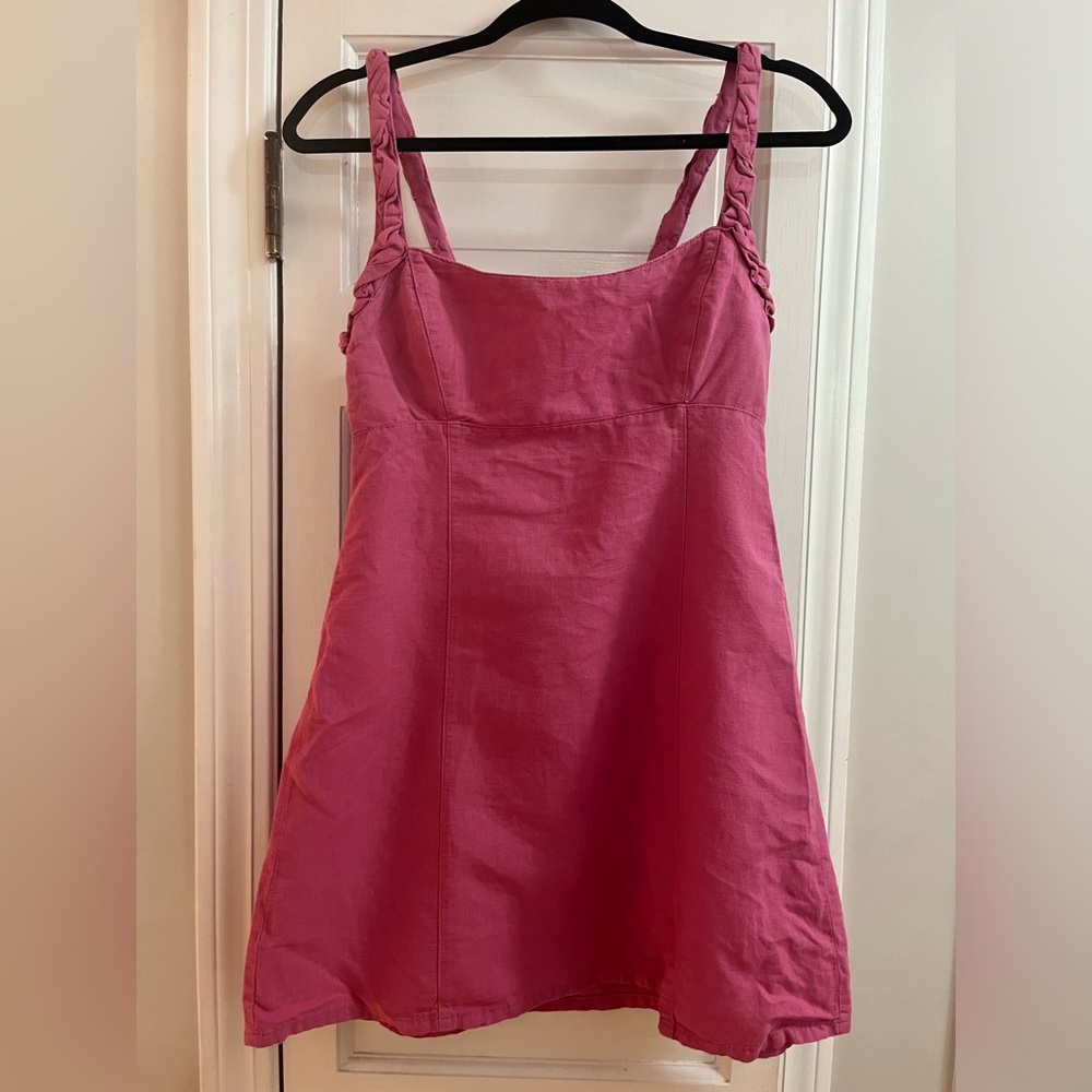Zara brand new pink dress, size USA M